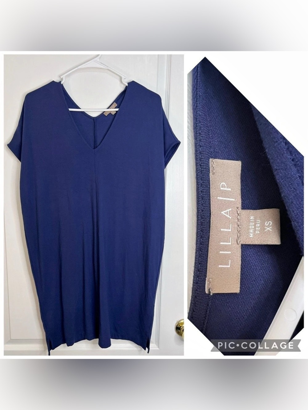 Lilla P Blue Mini Dress Size XS Like New